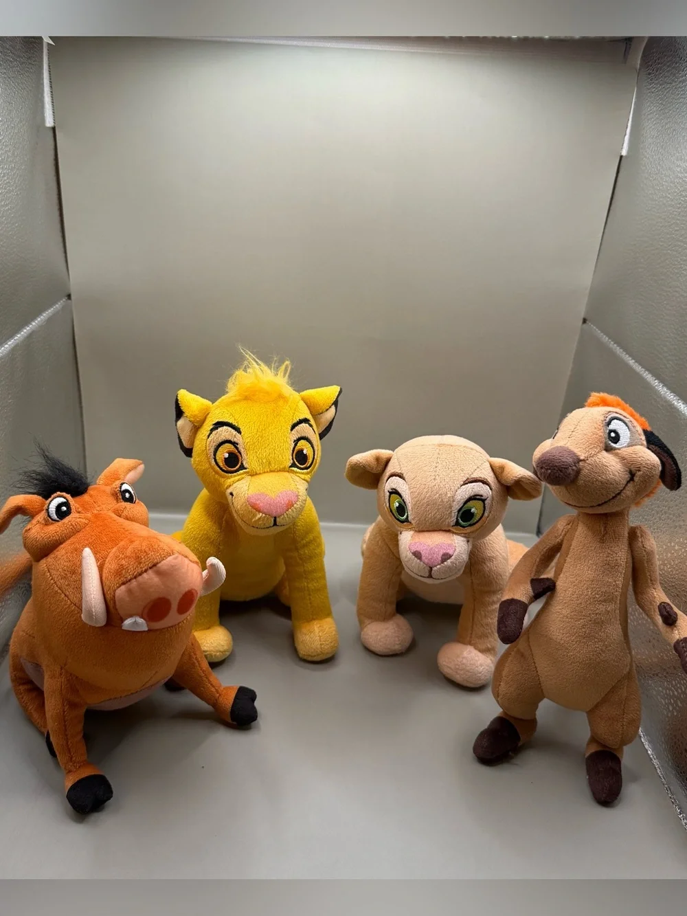Disney Lion King Plush Set Pumbaa Simba Nala and Timon Stuffed Animals